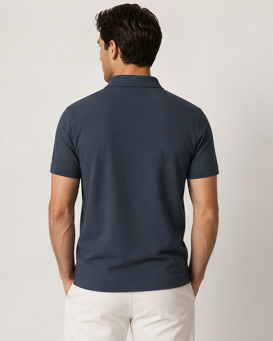 Drop Shoulder Polo