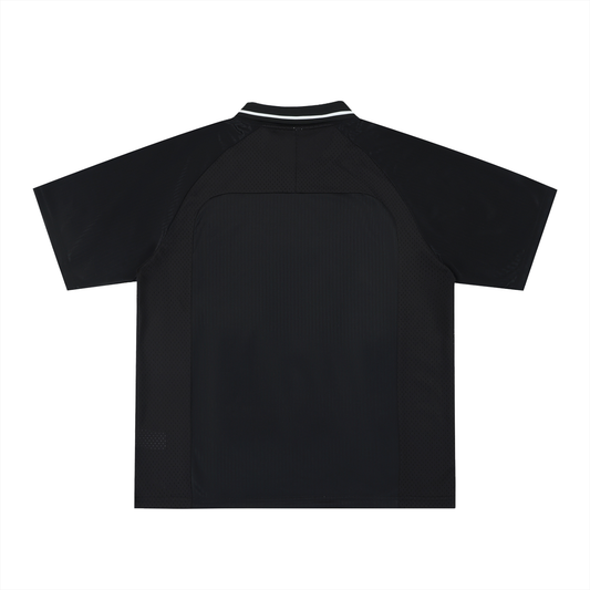 Striped V-Neck Soccer Jersey