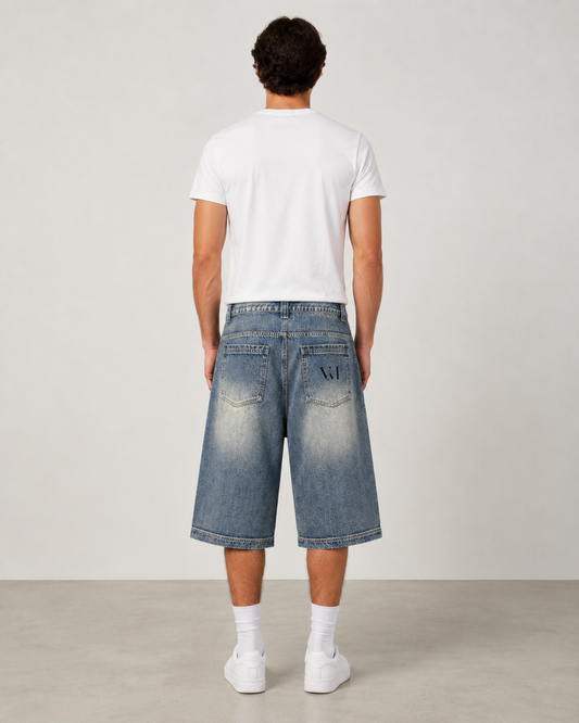 Baggy Denim Shorts