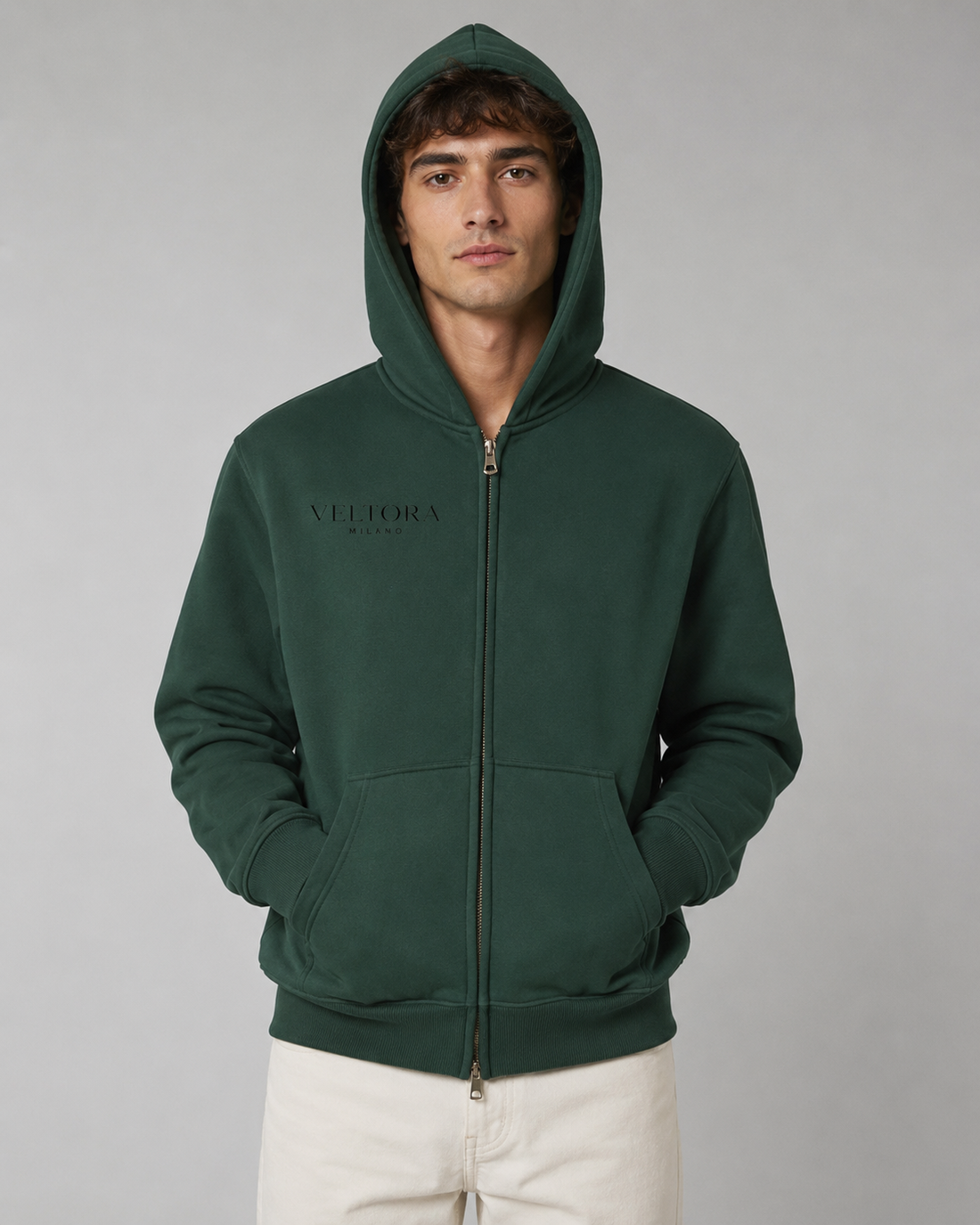 Veltora Milano men's hoodie for downtown New York streetwear