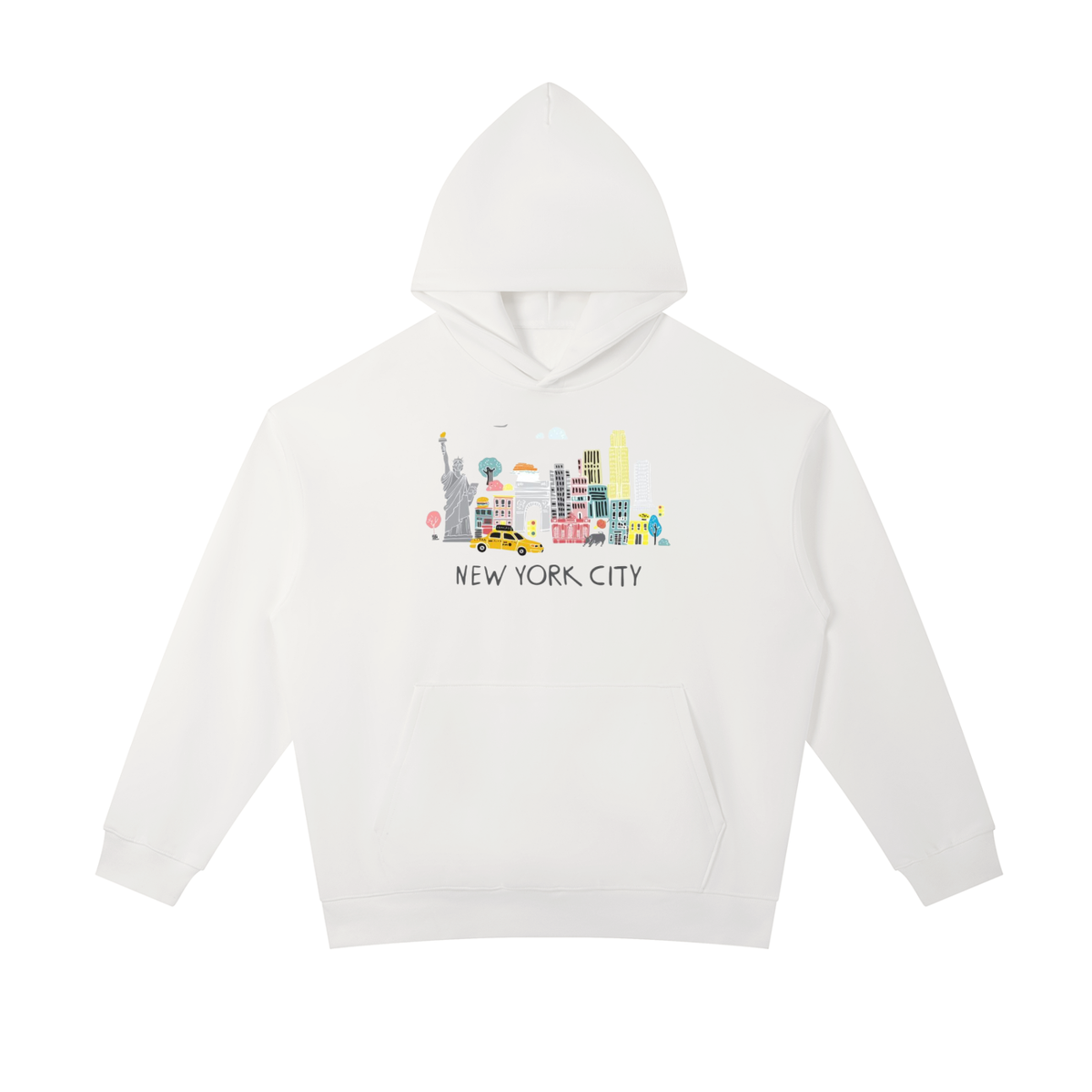 Cityscape Sketch Hoodie
