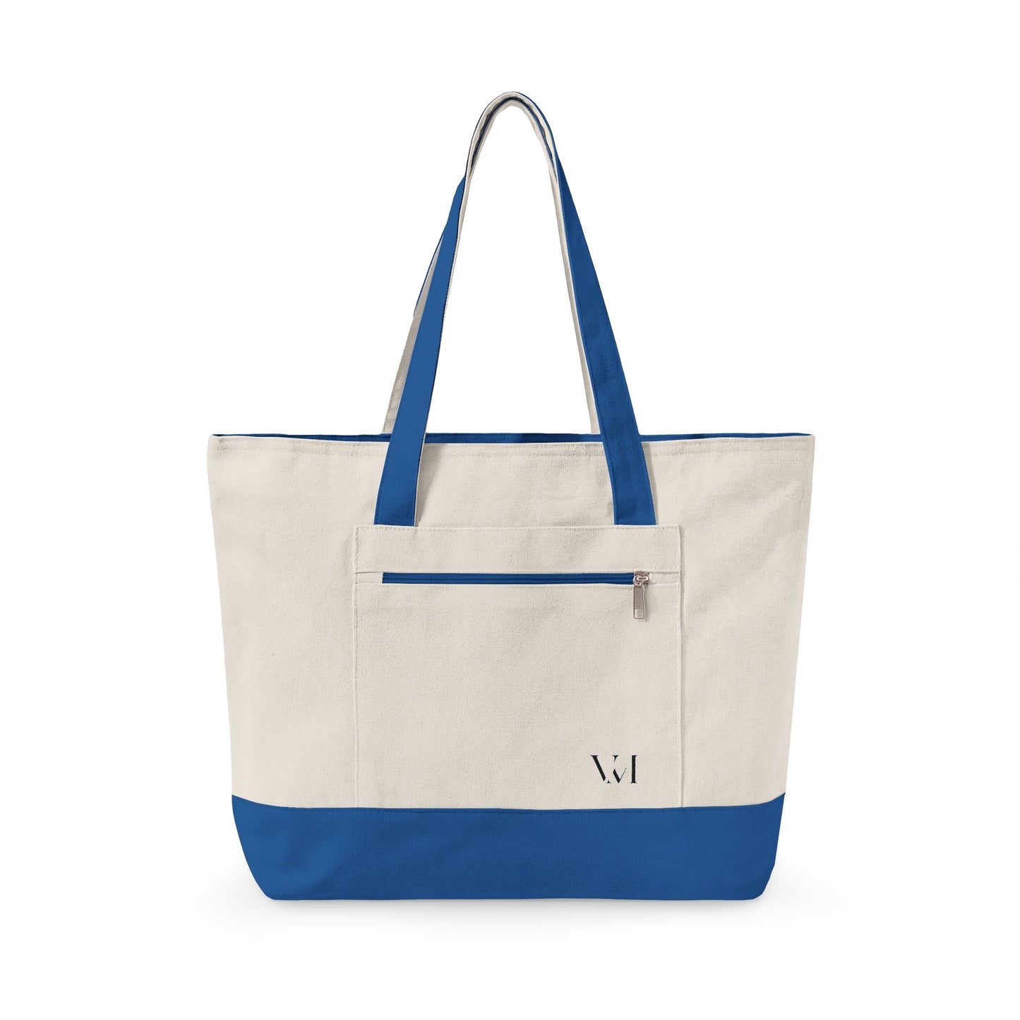 Canvas Tote Bag — Zippered Everyday Market Tote