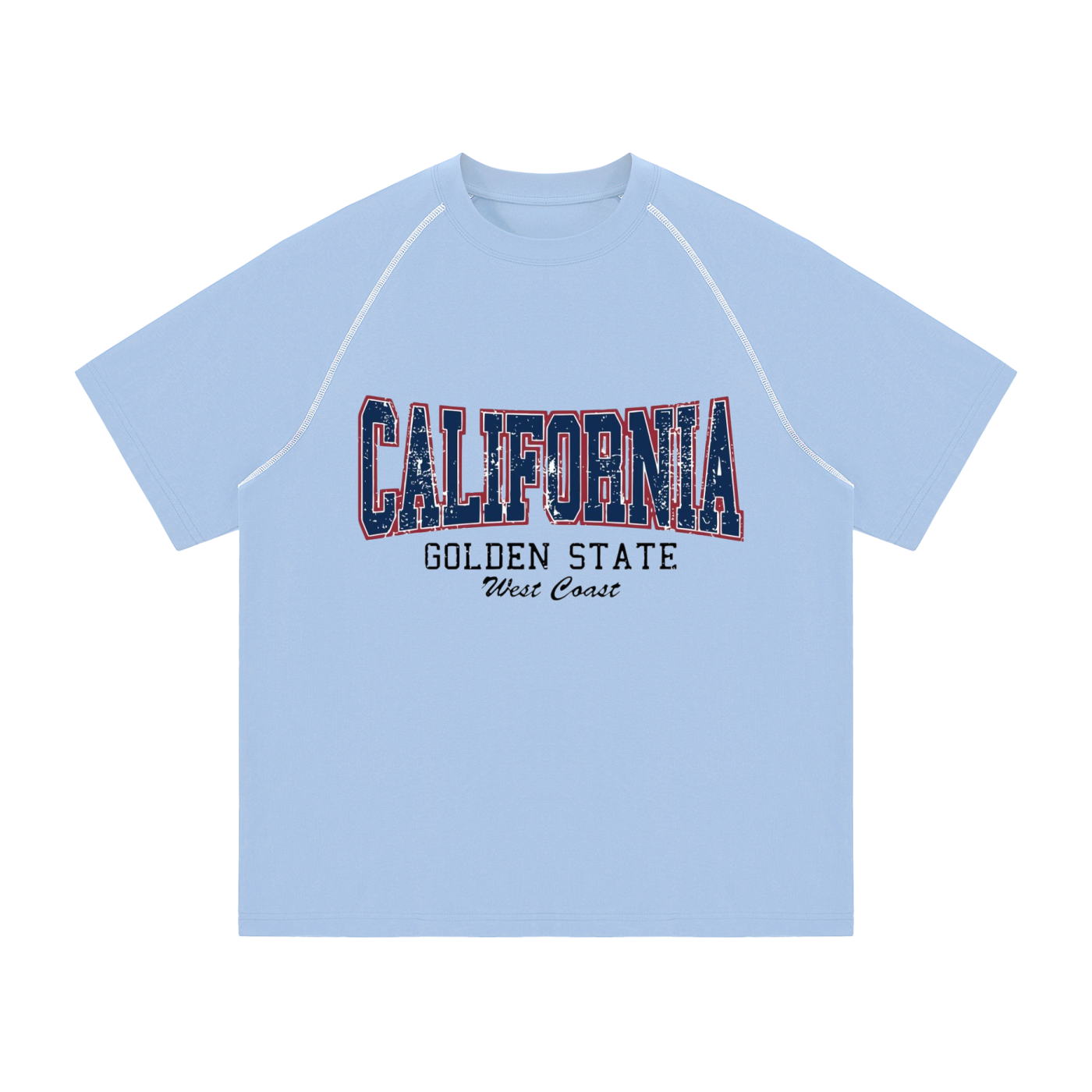 Unisex Contrast Stitch Raglan T-Shirt