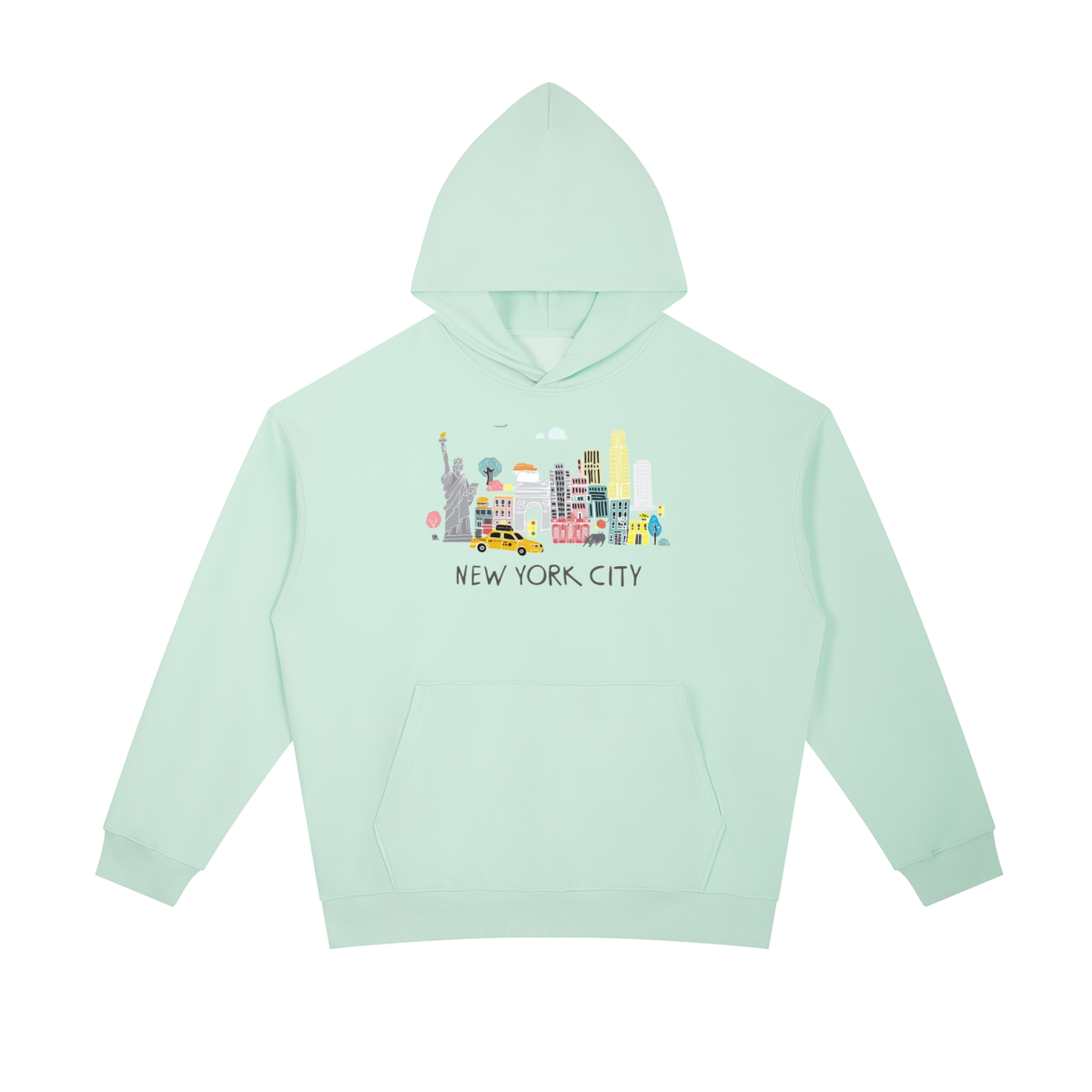 Cityscape Sketch Hoodie