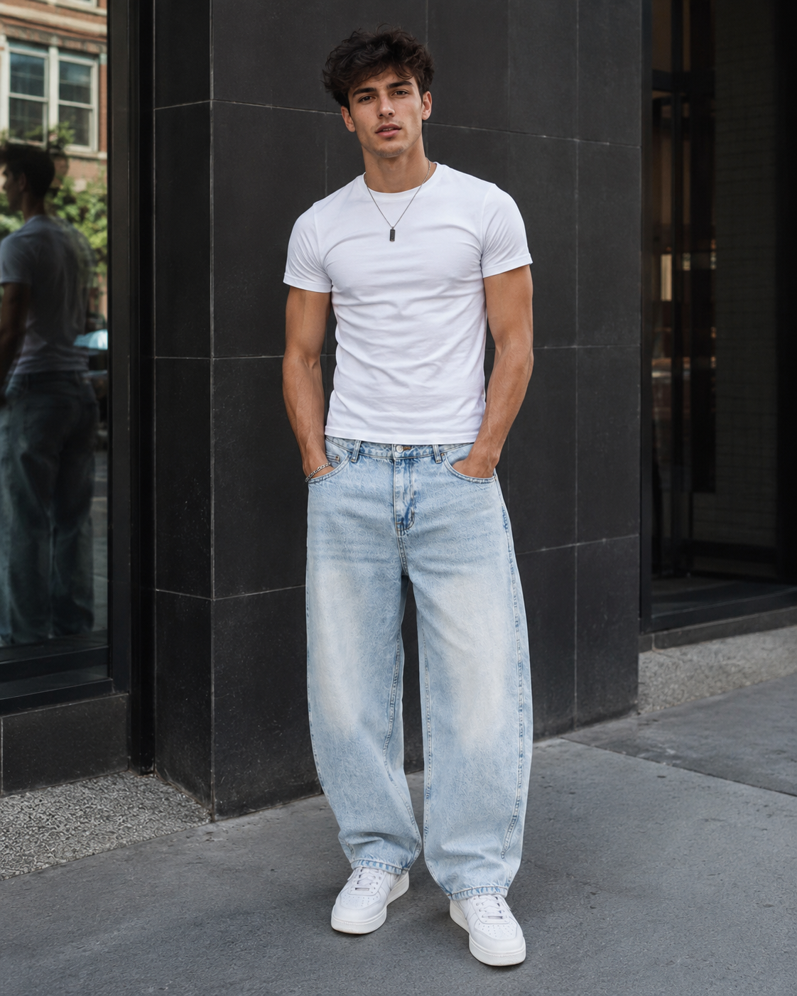 Sunfade Barrel Jeans