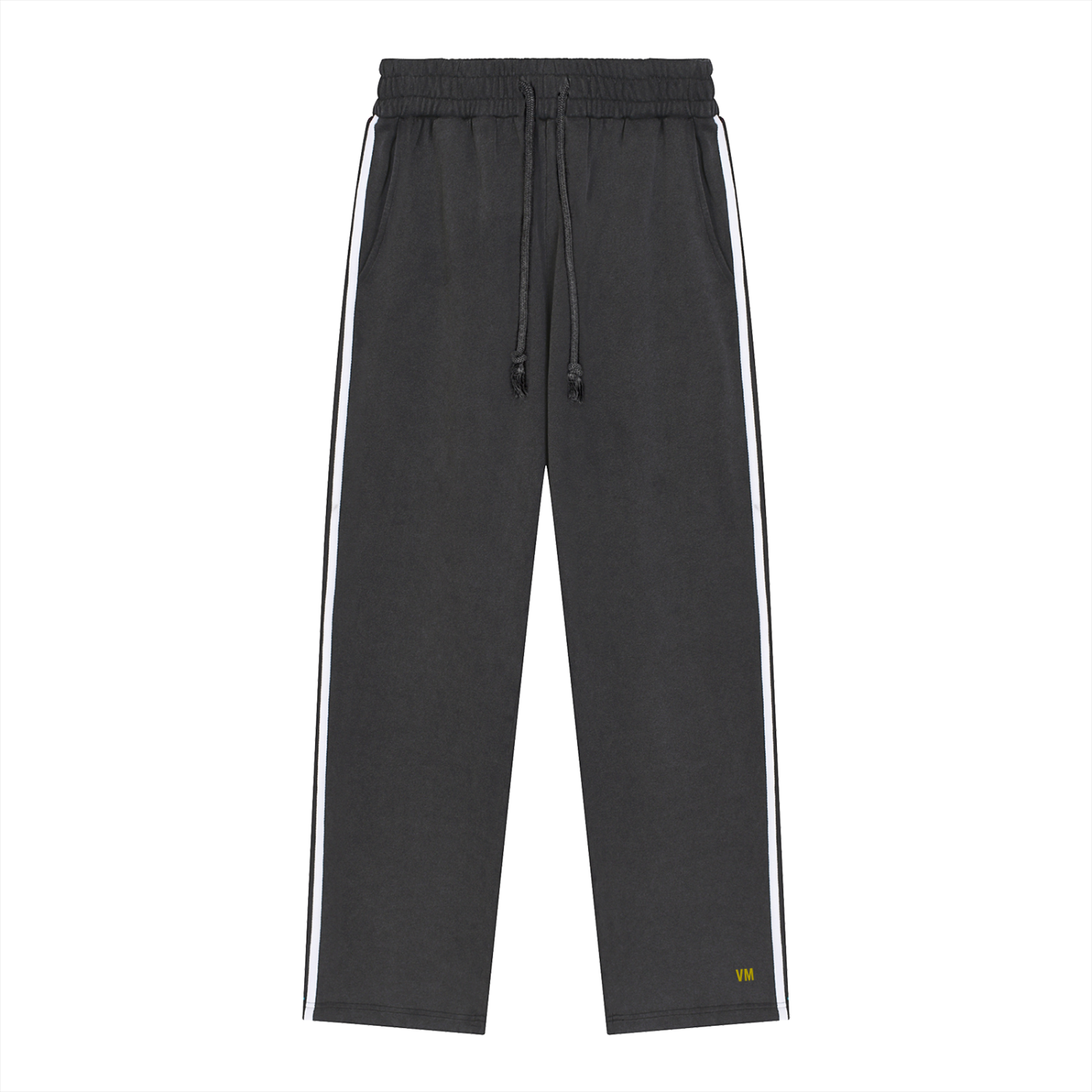 Snow Washed Contrast Tape Sweatpants