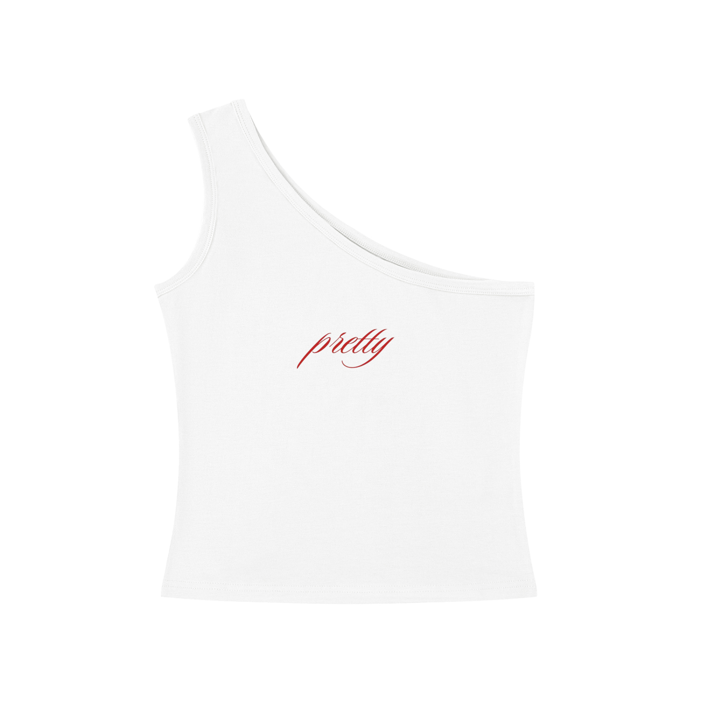 Women's One-Shoulder Crop T-Shirt