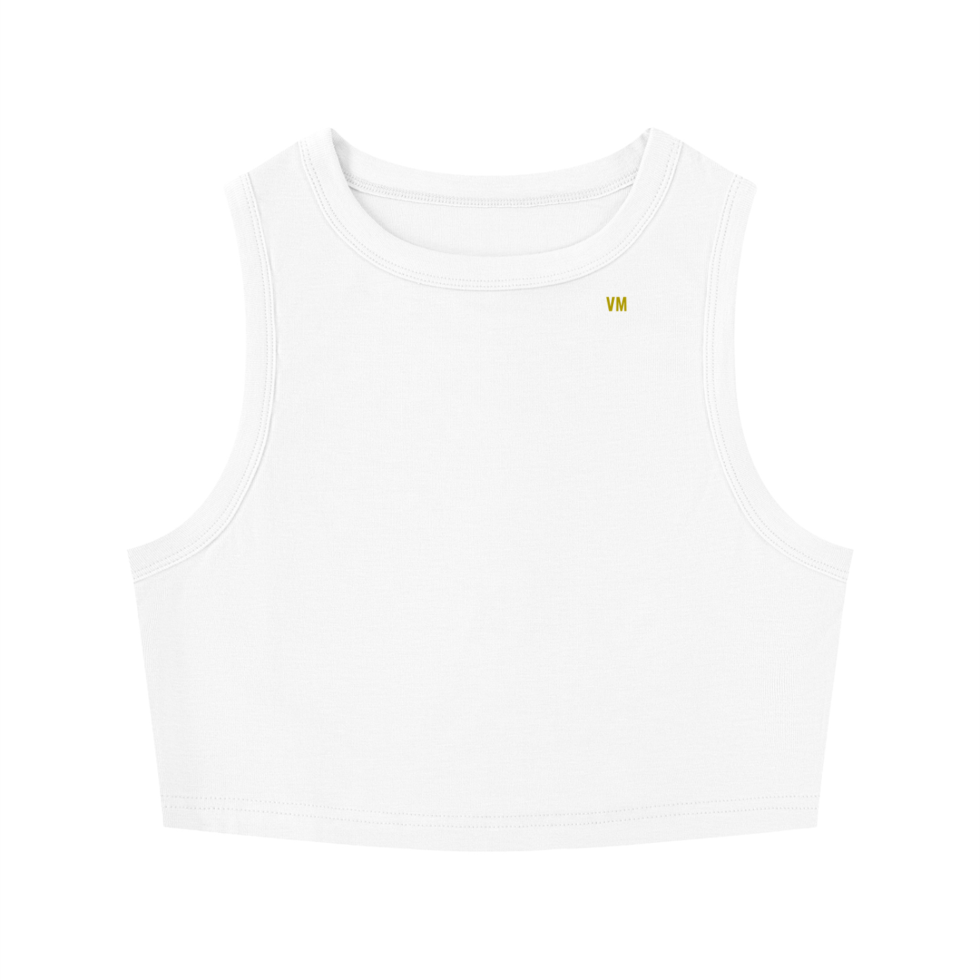 Women's Tight Crewneck Crop Tank Top