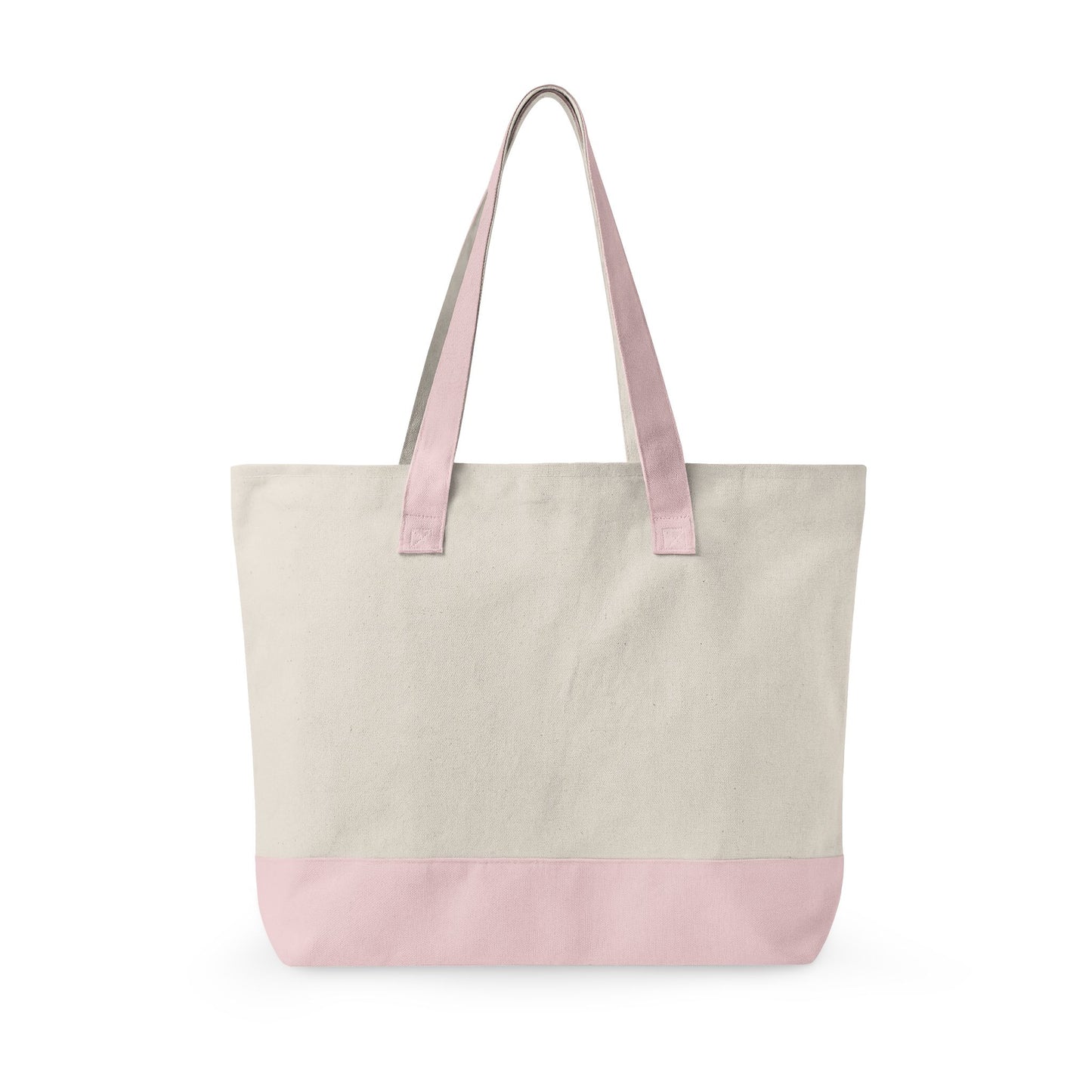Canvas Tote Bag — Zippered Everyday Market Tote