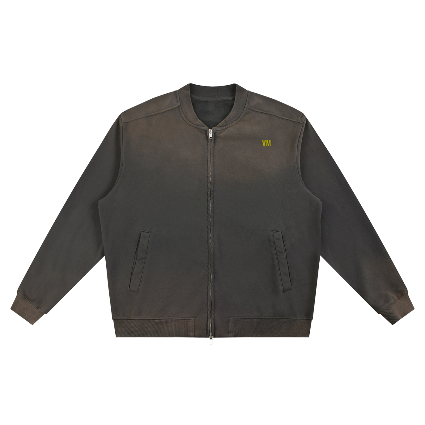 Sun Fade Heavyweight Baseball Jacket
