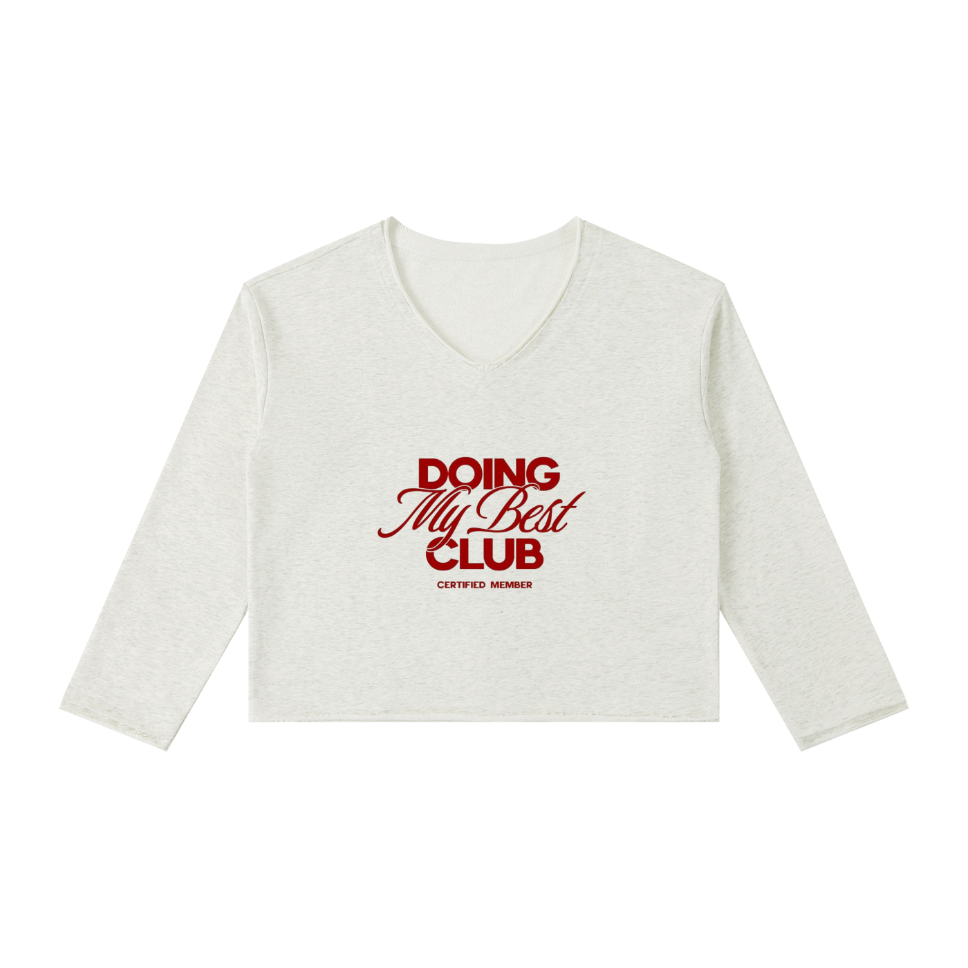 Women's Raw Hem Long Sleeve T-Shirt