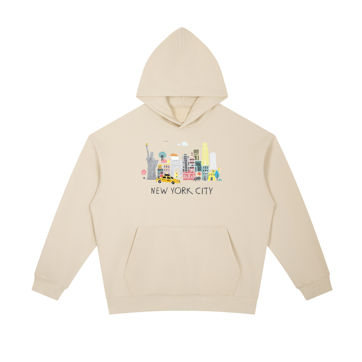 Cityscape Sketch Hoodie