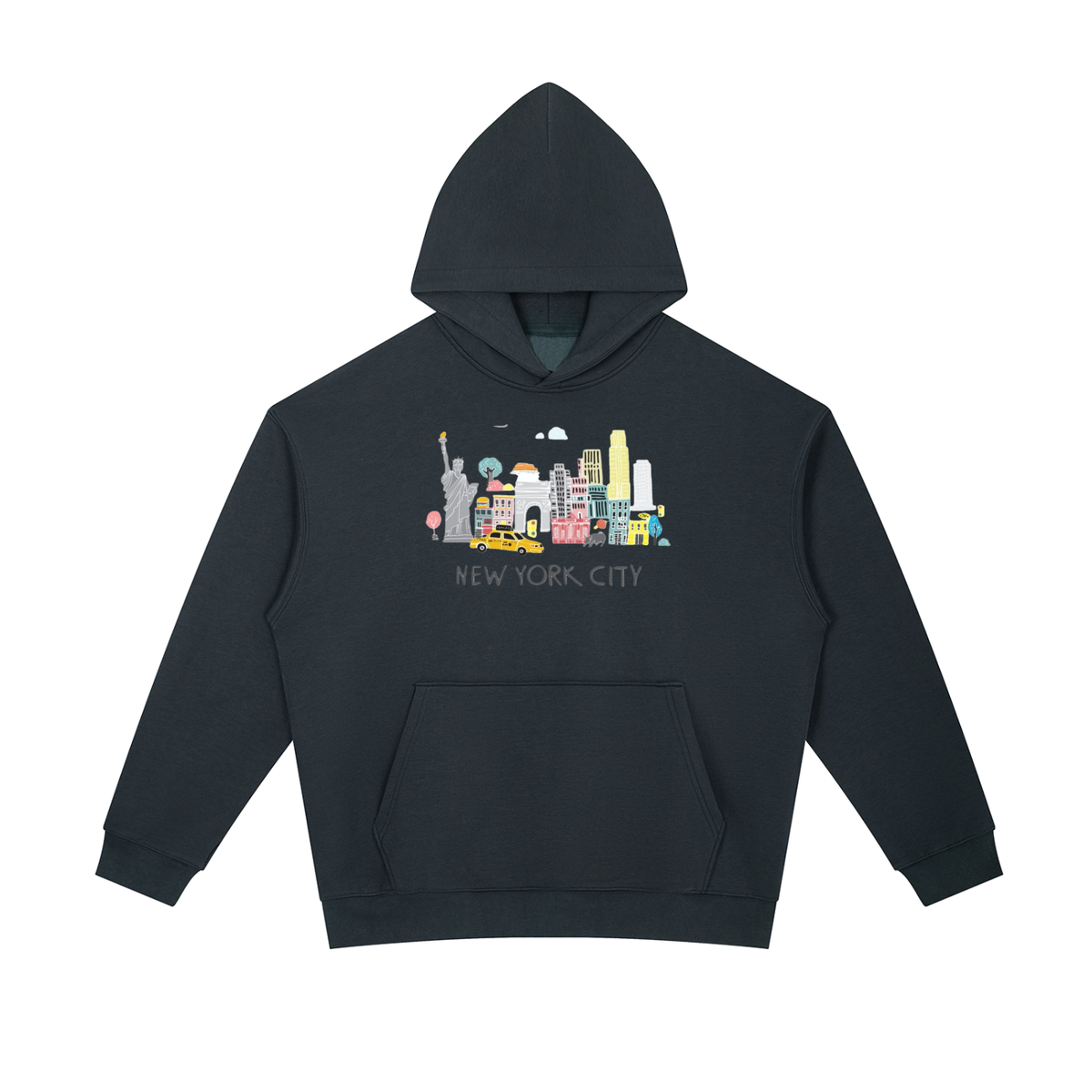Cityscape Sketch Hoodie