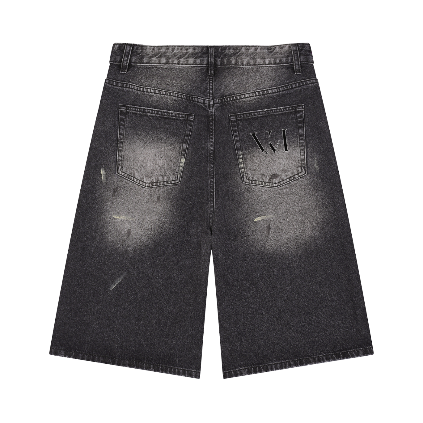 Vintage Wash Denim Shorts