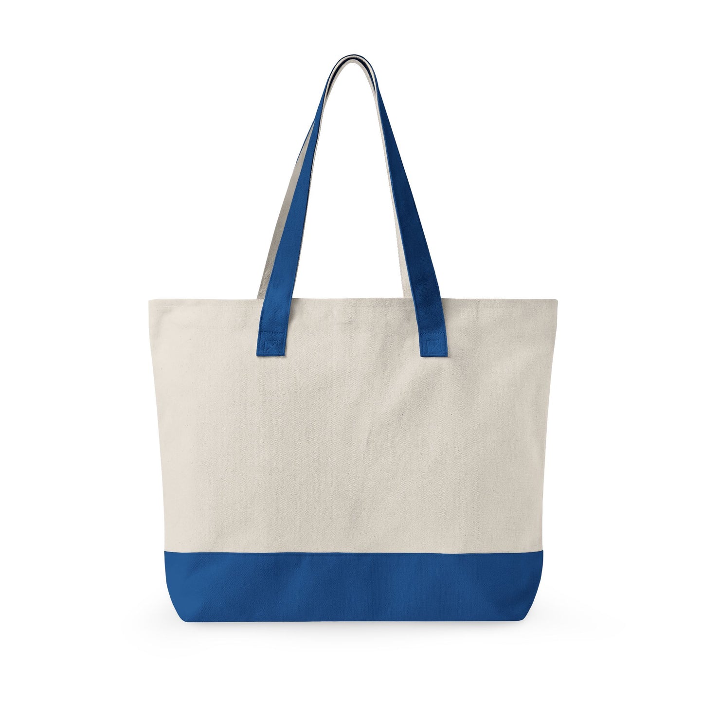 Canvas Tote Bag — Zippered Everyday Market Tote