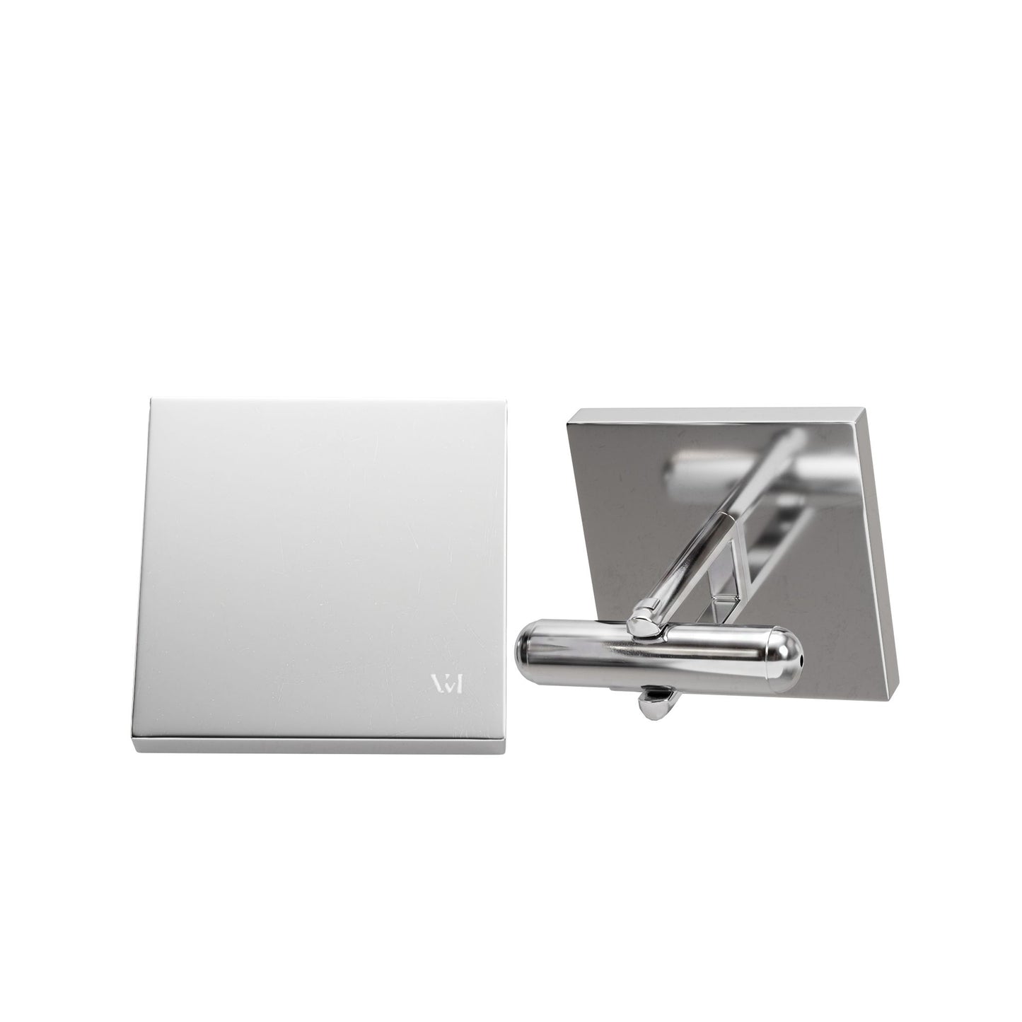 Gold Square Cufflinks — Minimalist Men’s Dress Accessory