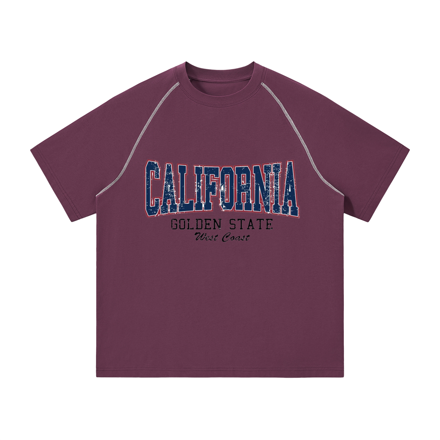 Unisex Contrast Stitch Raglan T-Shirt