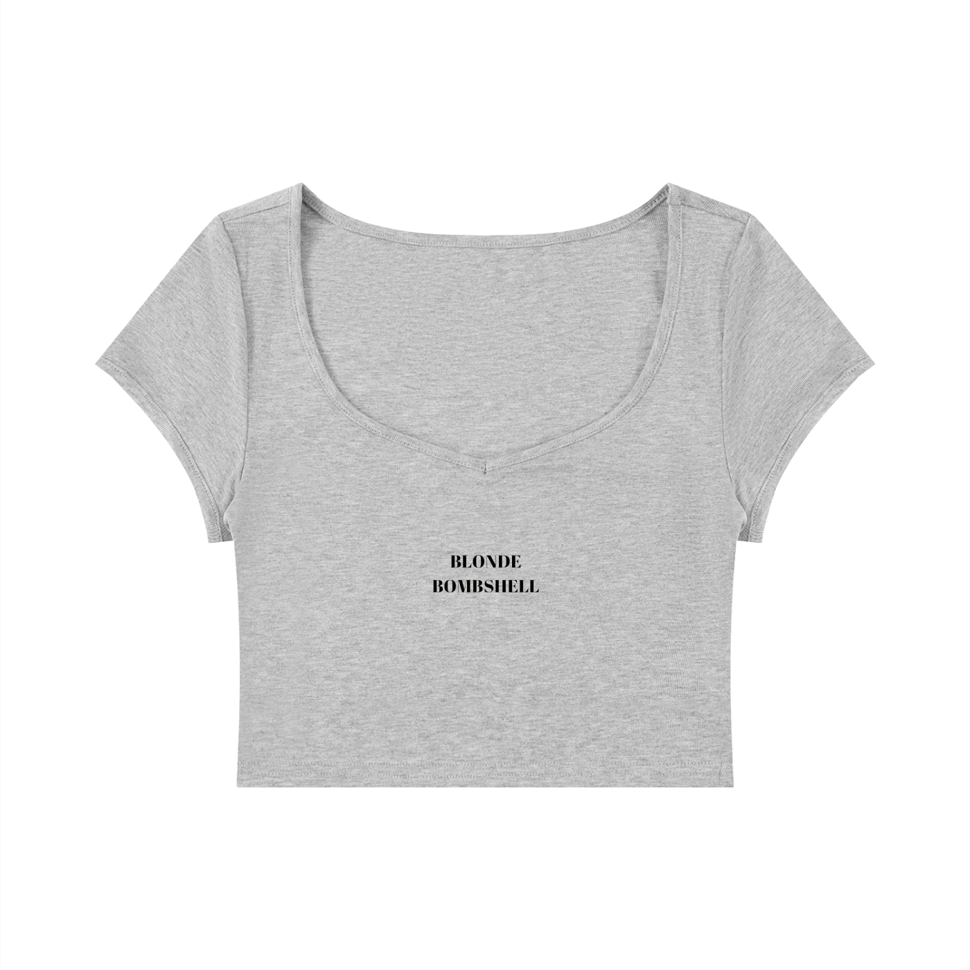 Women's Slim Cap Sleeve Crop T-Shirt