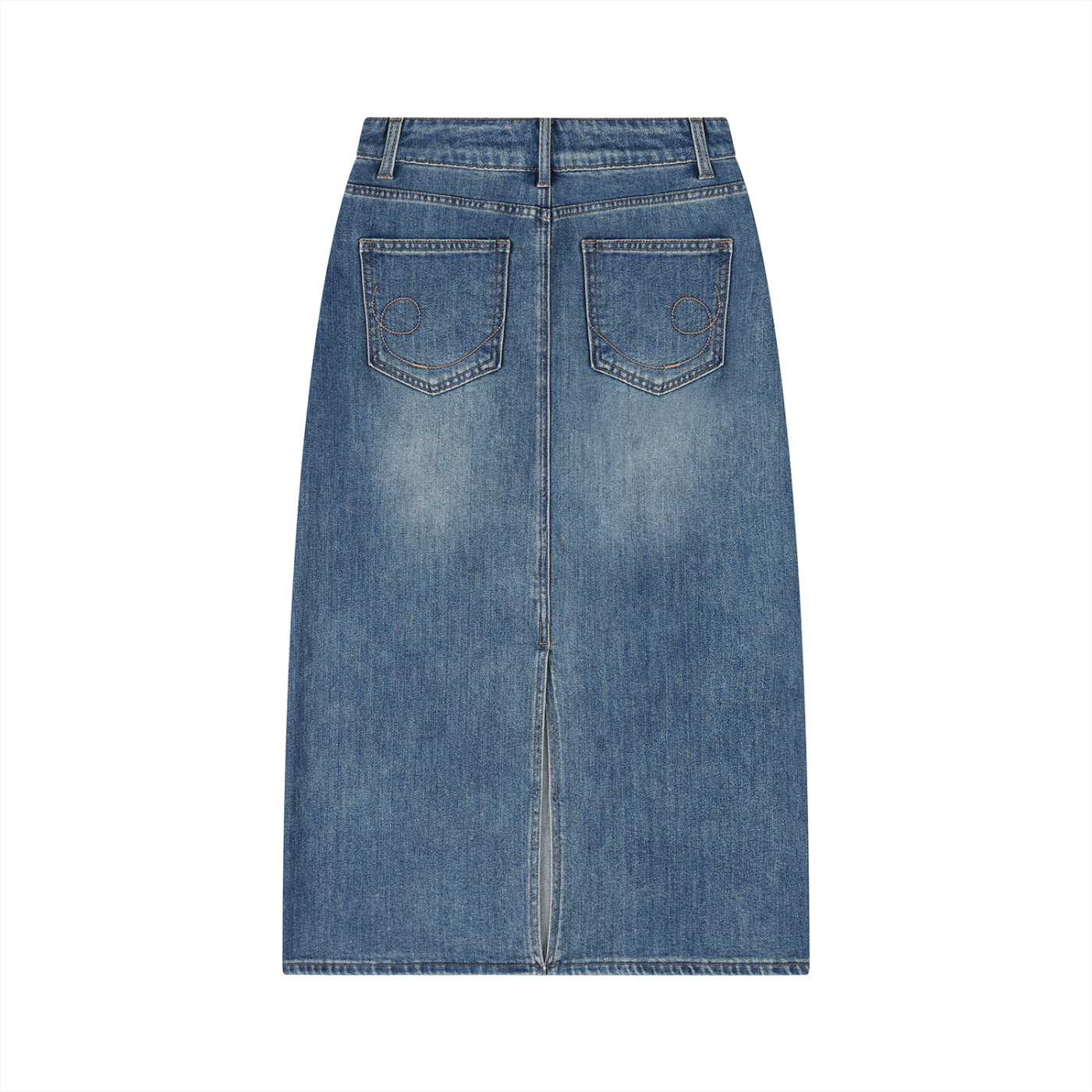 Wash Denim Skirt