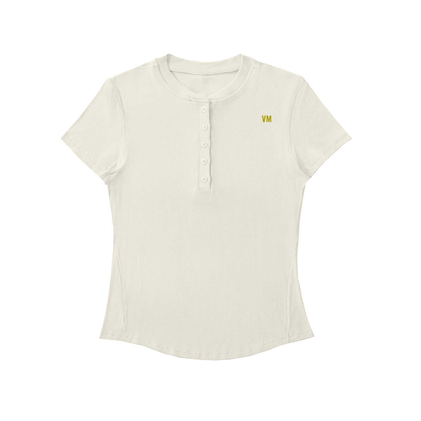 Modal Bodycon Henley Shirt
