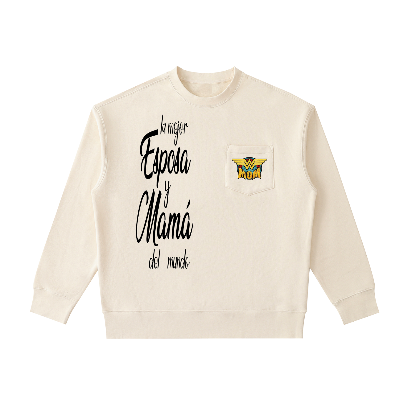 Heavyweight Patch Pocket Crewneck Sweatshirt