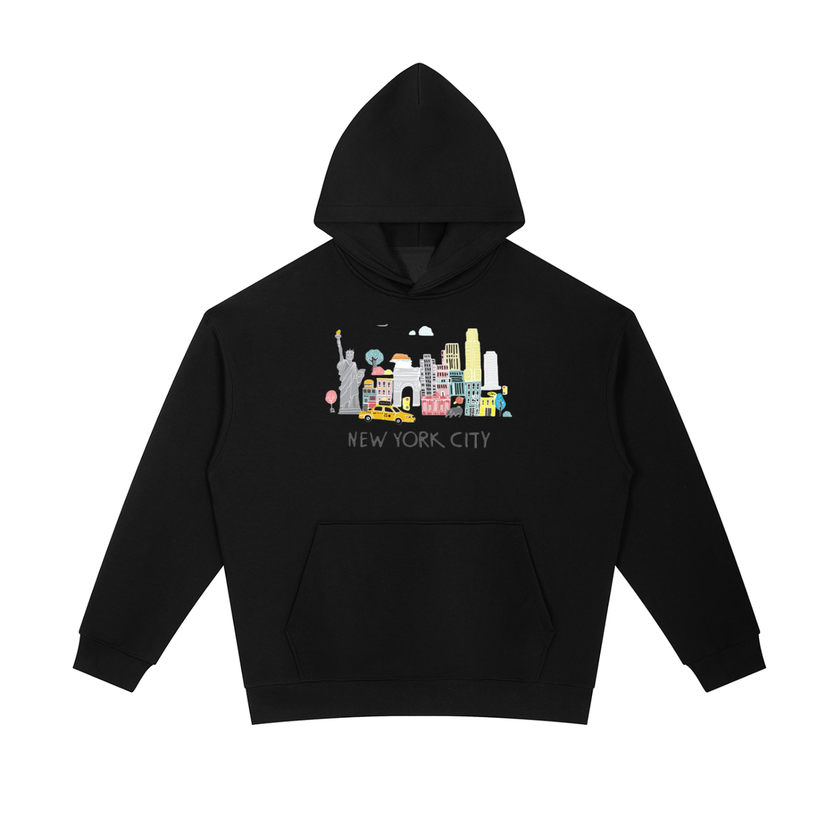 Cityscape Sketch Hoodie