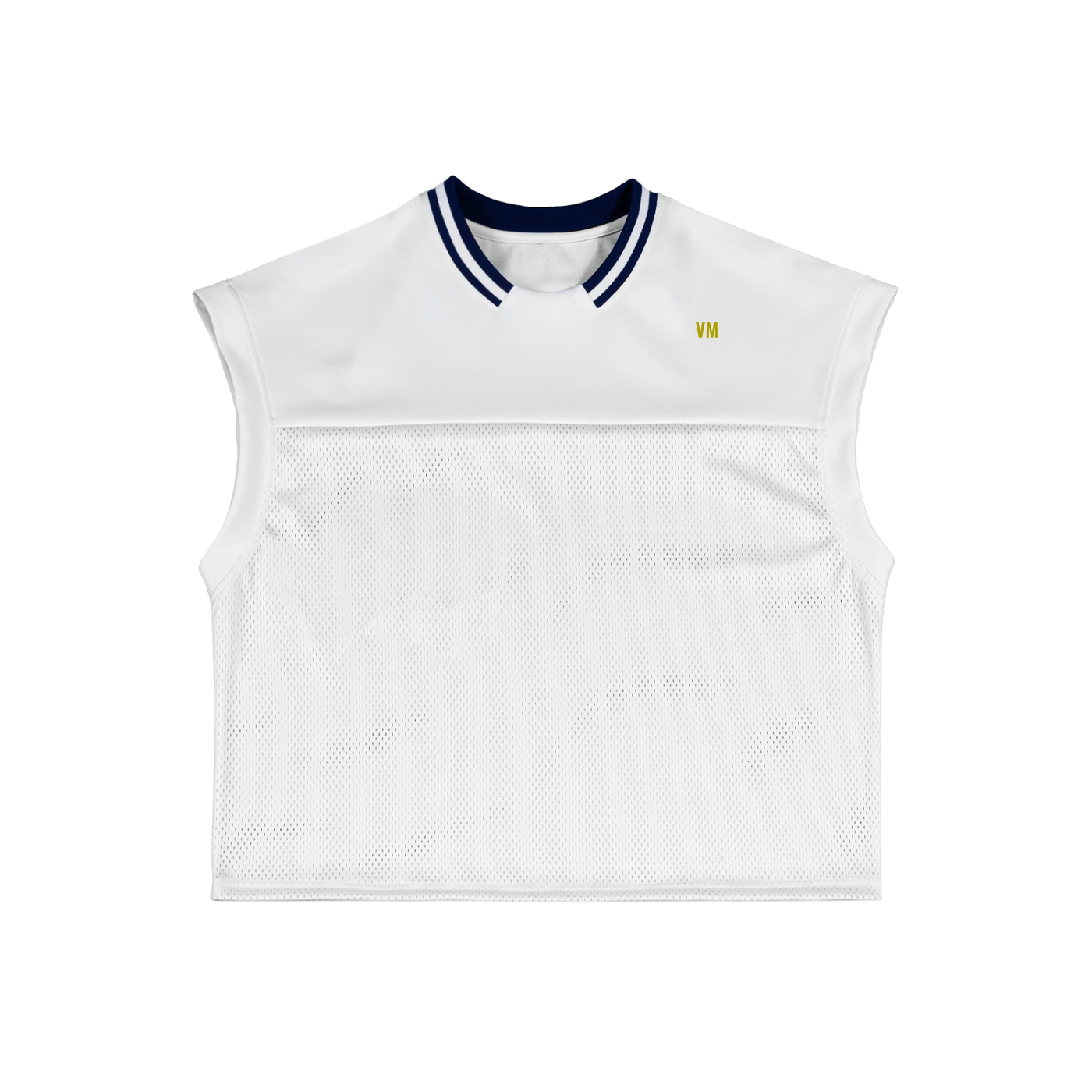 Loose Sleeveless Mesh T-Shirt