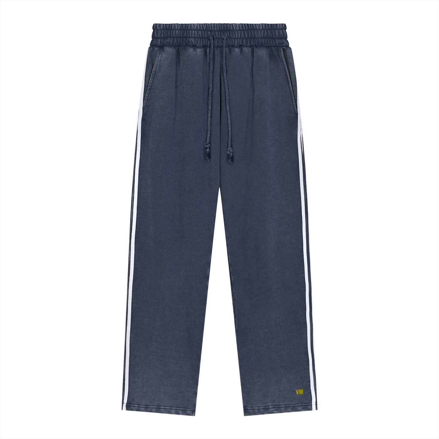 Snow Washed Contrast Tape Sweatpants