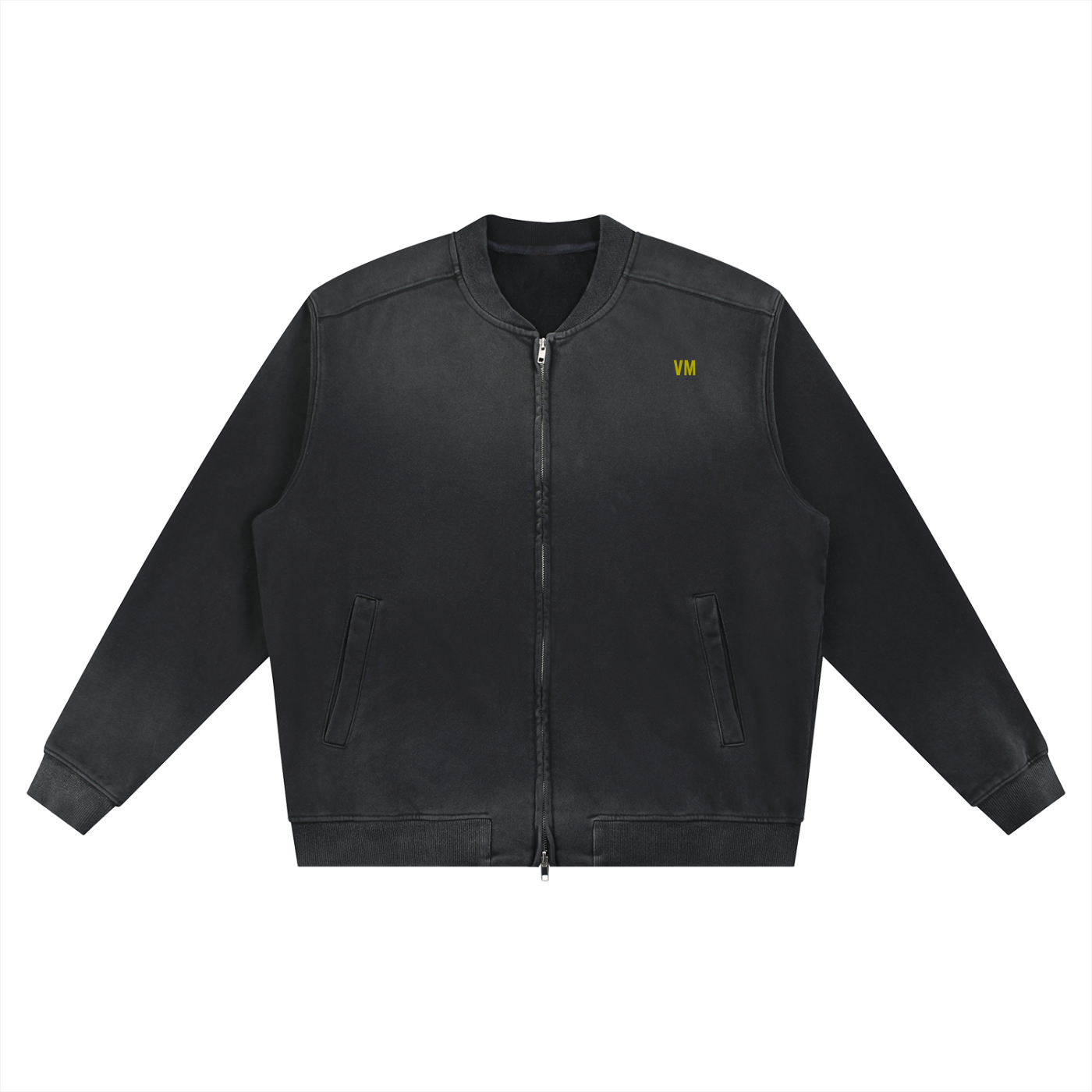 Sun Fade Heavyweight Baseball Jacket