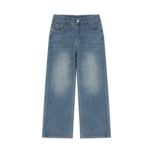 Wash Wide Leg Jeans