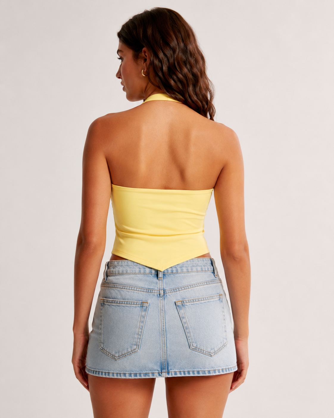Ruched Halter
