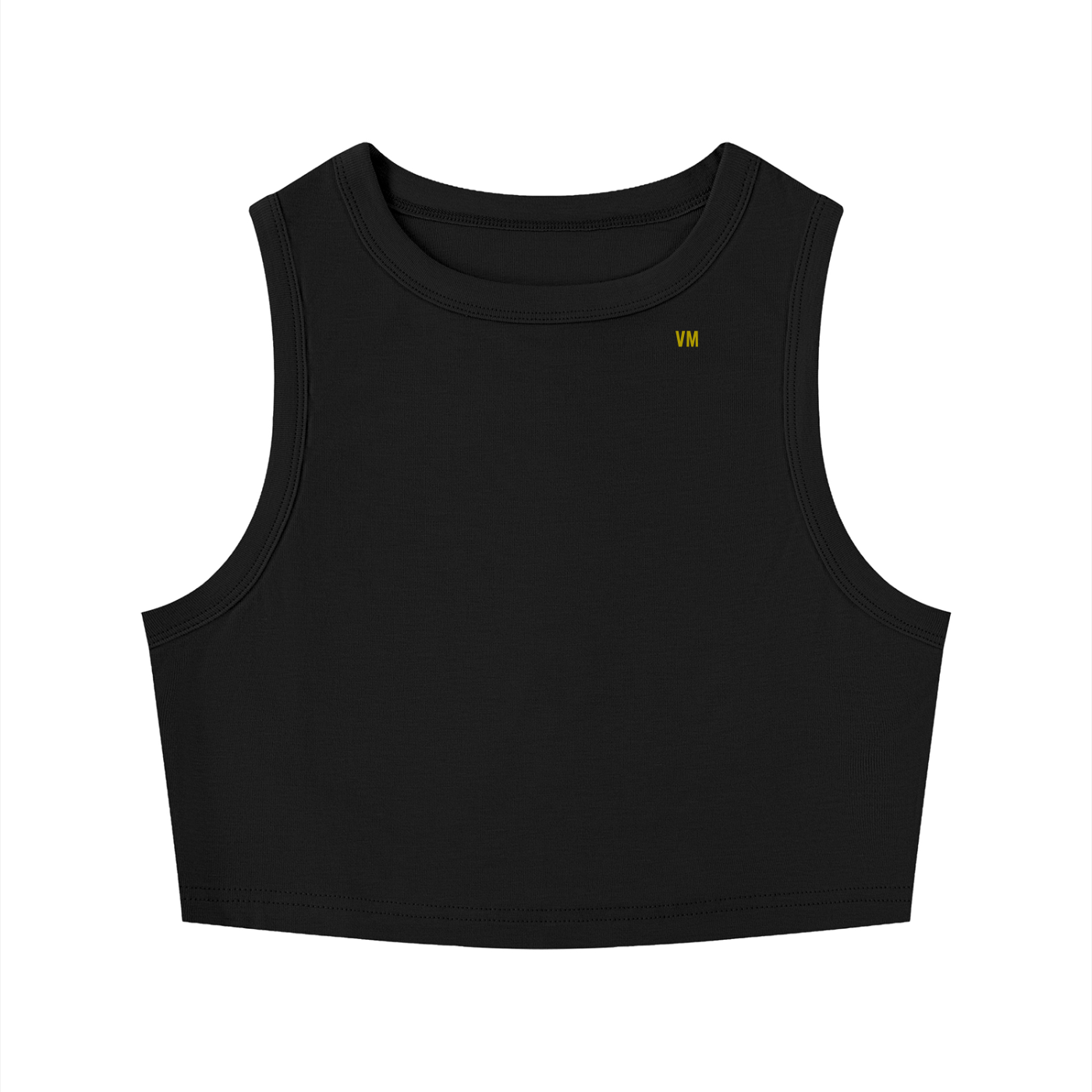Women's Tight Crewneck Crop Tank Top