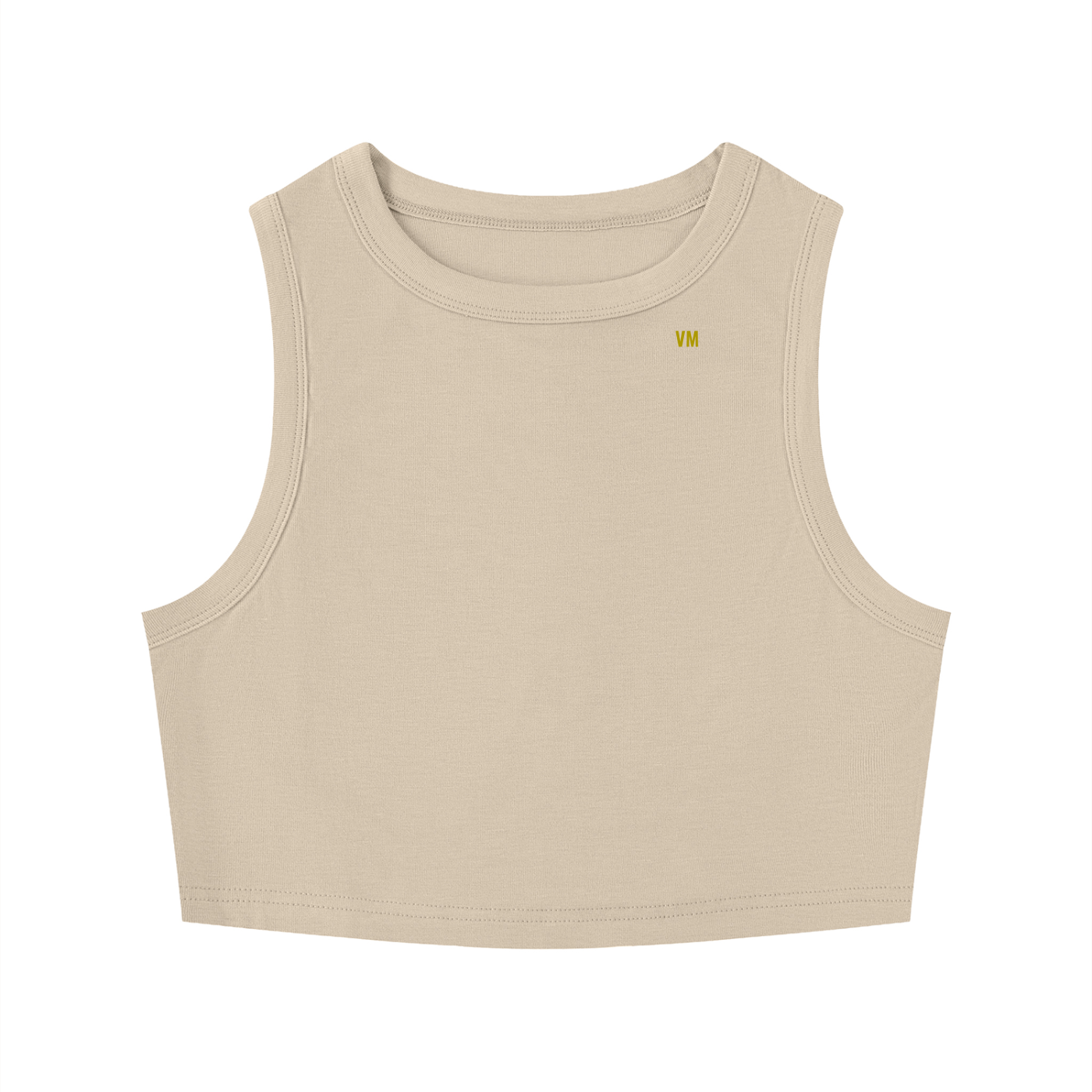 Women's Tight Crewneck Crop Tank Top