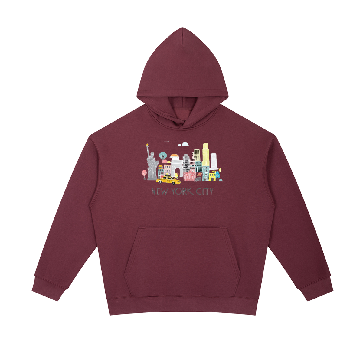 Cityscape Sketch Hoodie
