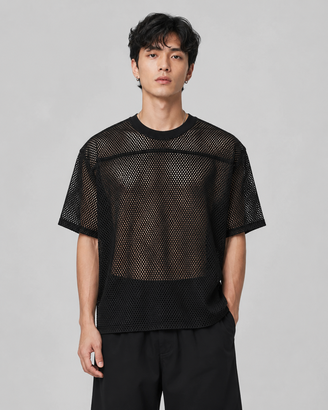 See-through Net T-Shirt
