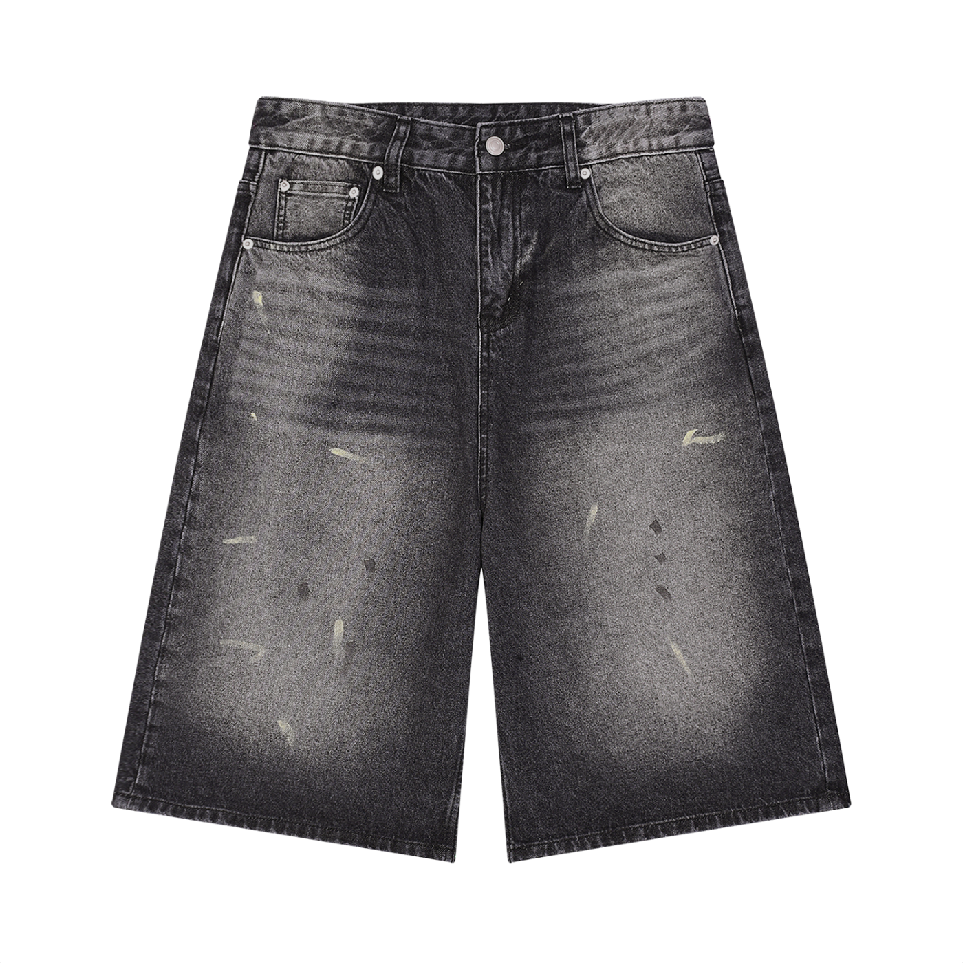 Vintage Wash Denim Shorts