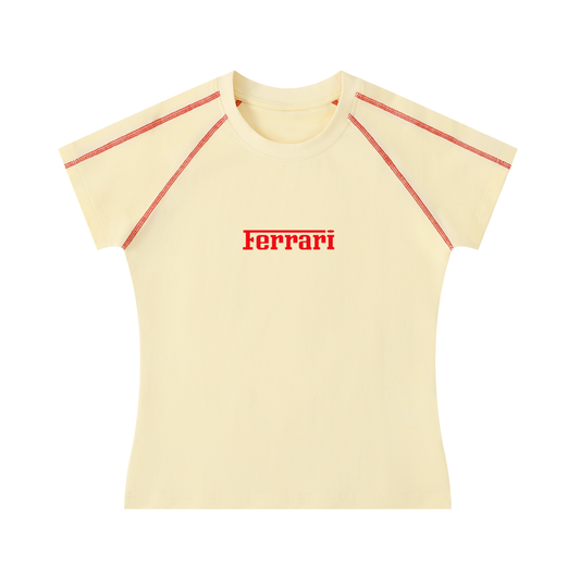 Women's Contrast Stitch Raglan T-Shirt