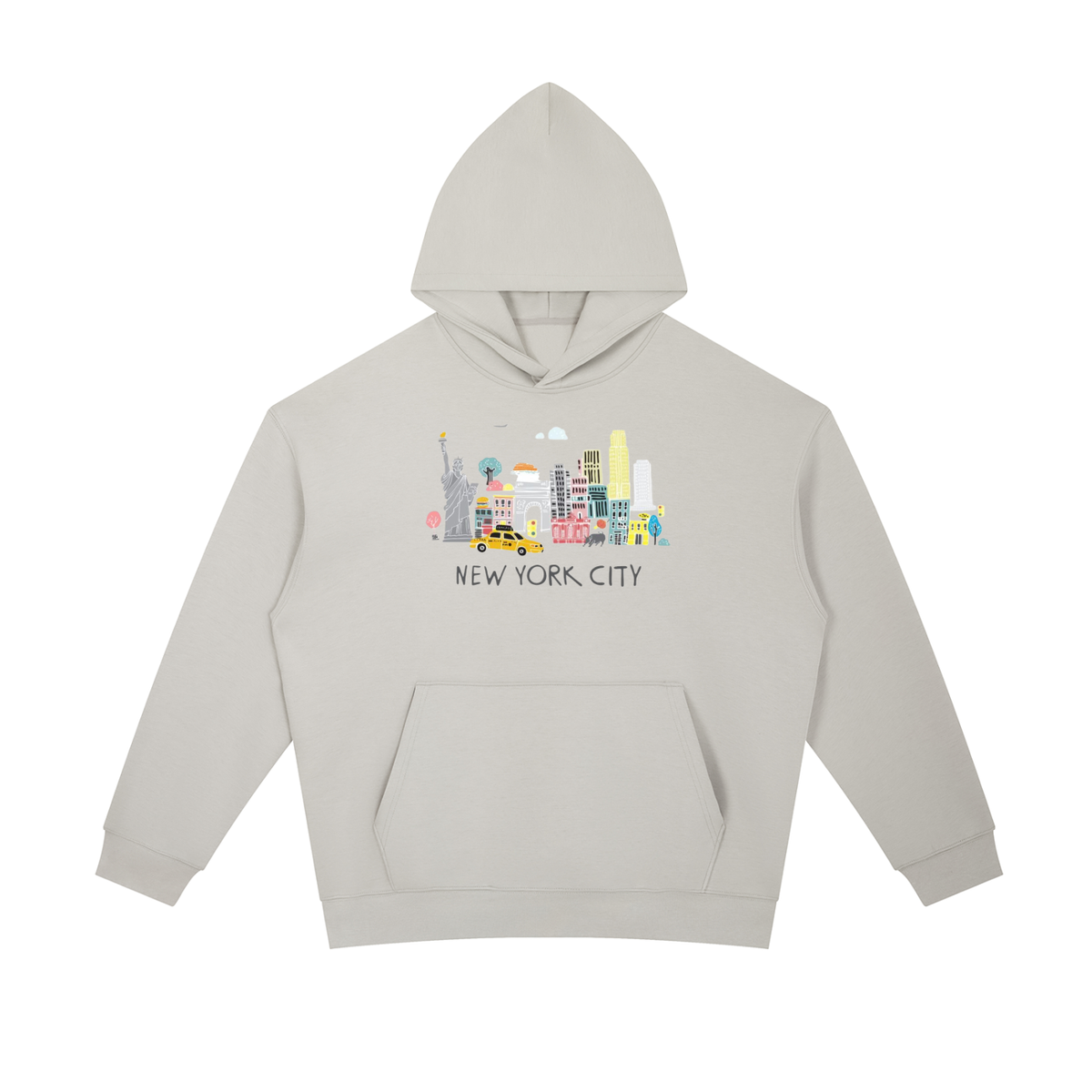 Cityscape Sketch Hoodie