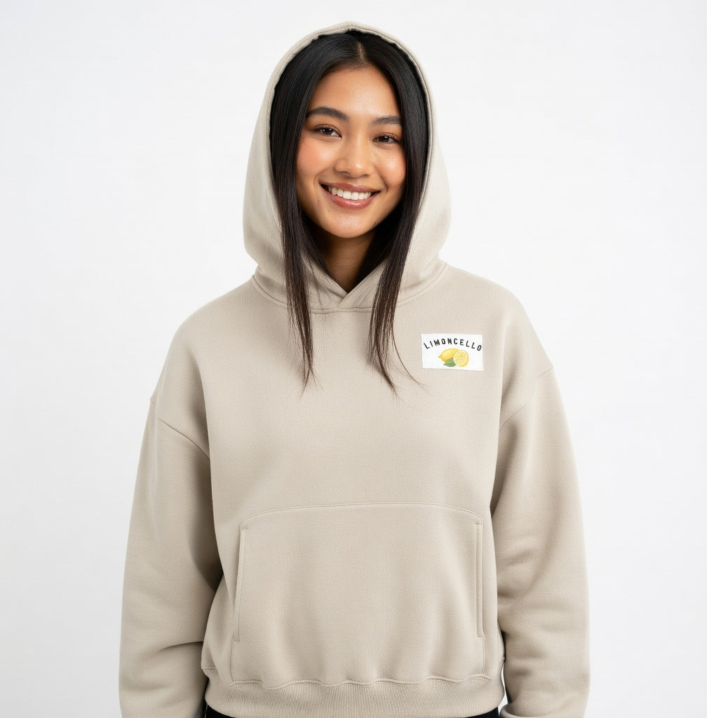 Essential Boxy Darted Sleeve Hoodie